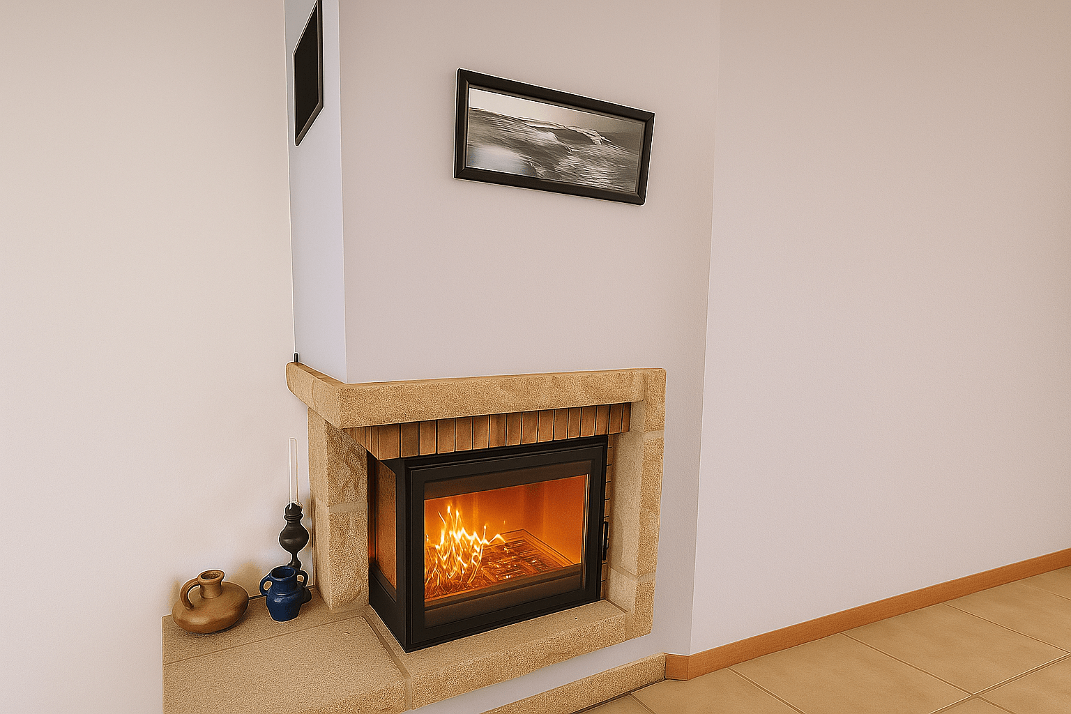 Totem Insert Sur-Mesure Latéral Technika Totem - Cheminée